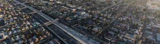 South Los Angeles Aerial View